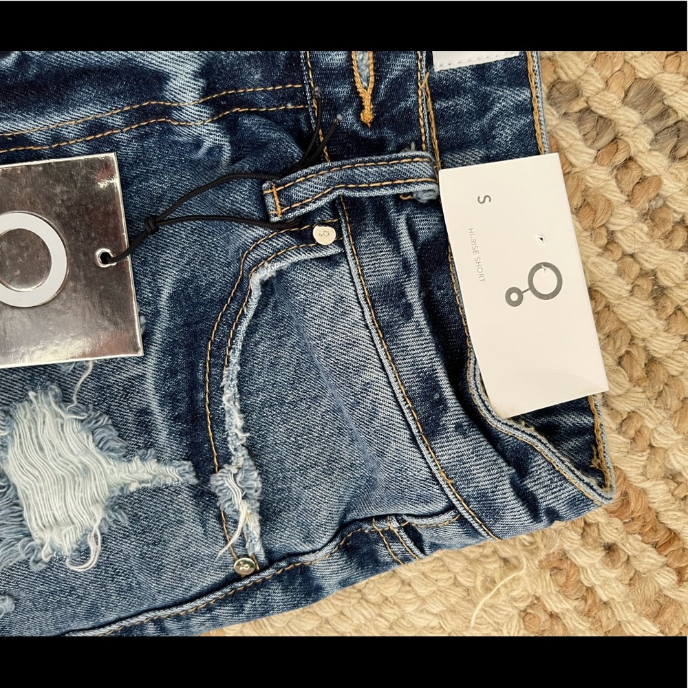 High rise jean shorts - Picture 2 of 2